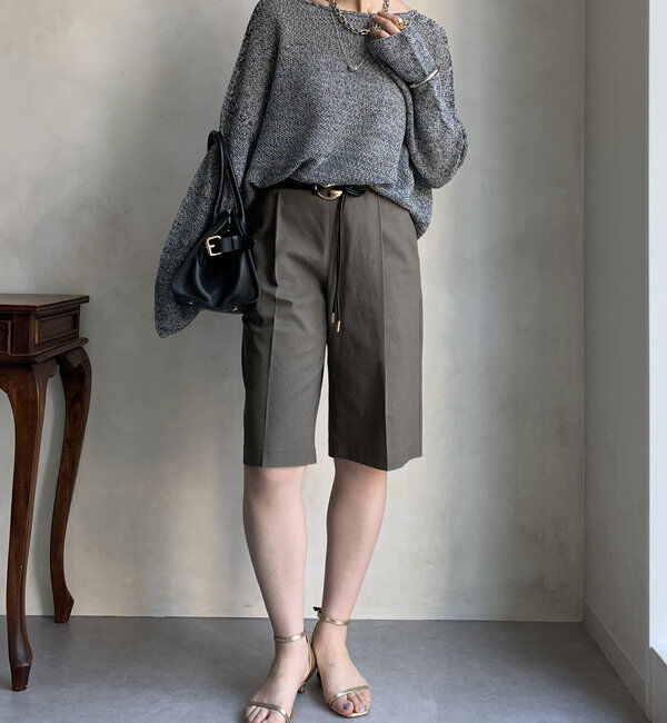  「【新色追加】鹿の子編み前後2WAYプルオーバー」|ニット・セーター|