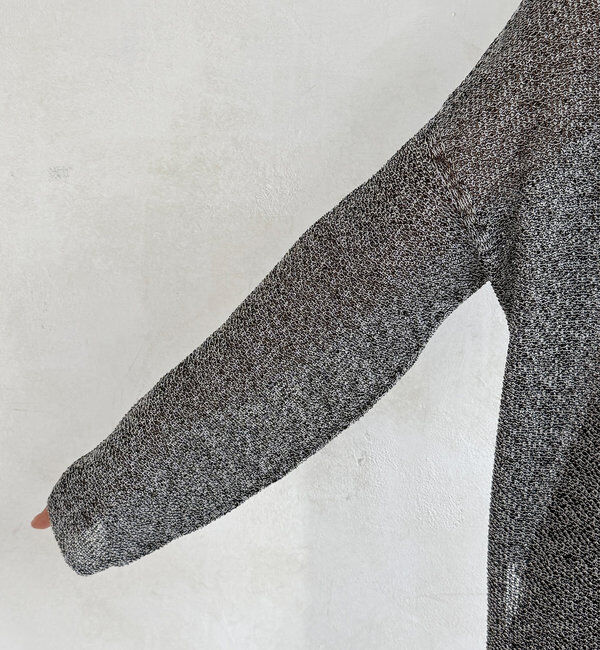  「【新色追加】鹿の子編み前後2WAYプルオーバー」|ニット・セーター|