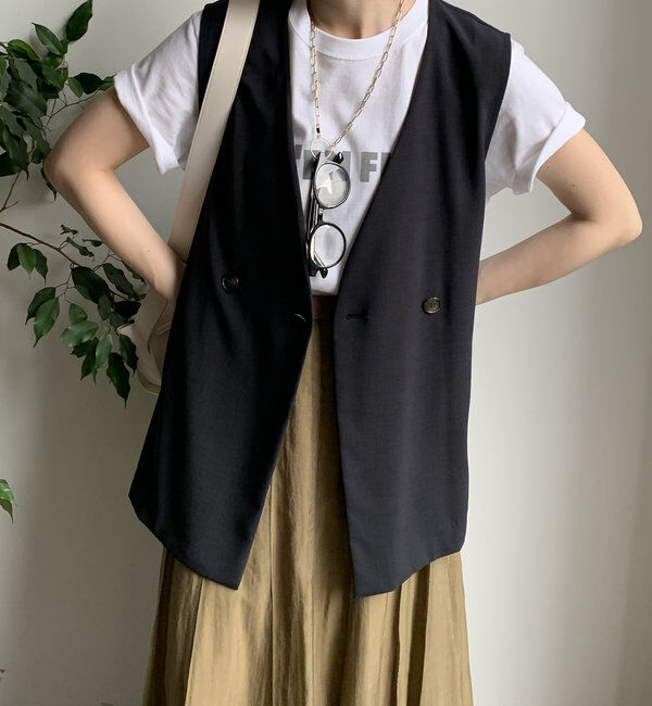  「【WEB限定】接触冷感ベスト」|ベスト・ジレ|