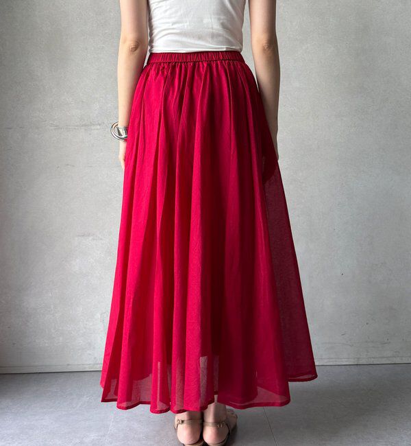  「【WEB限定】コットンフレアスカート」|スカート|