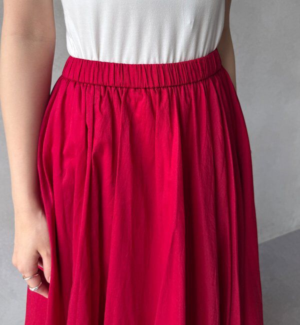  「【WEB限定】コットンフレアスカート」|スカート|