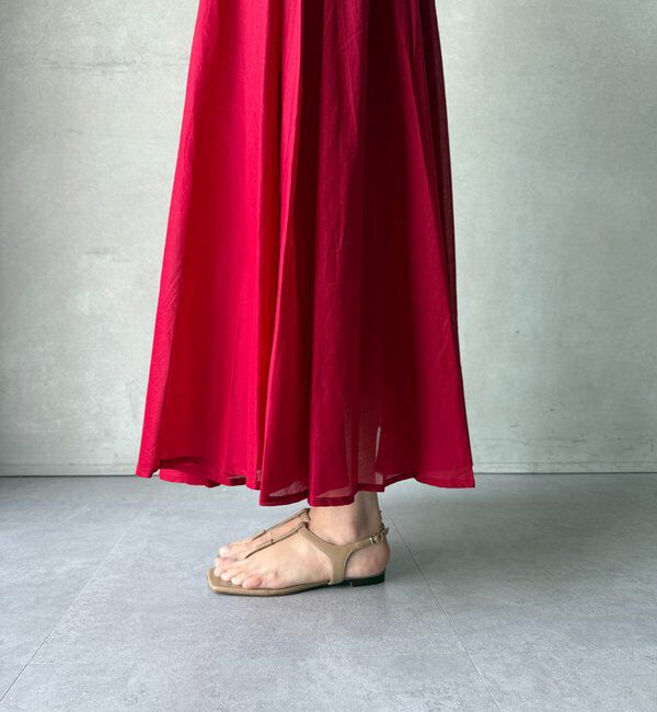  「【WEB限定】コットンフレアスカート」|スカート|