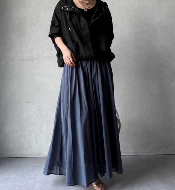  「【WEB限定】コットンフレアスカート」|スカート|