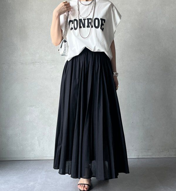  「【WEB限定】コットンフレアスカート」|スカート|