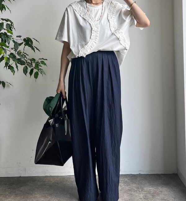  「【WEB限定】スネークフリルTEE」|Tシャツ・カットソー|