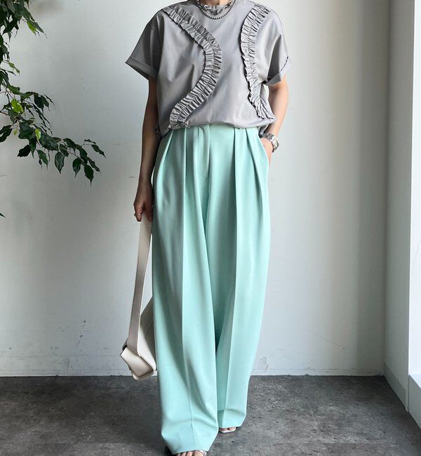  「【WEB限定】スネークフリルTEE」|Tシャツ・カットソー|