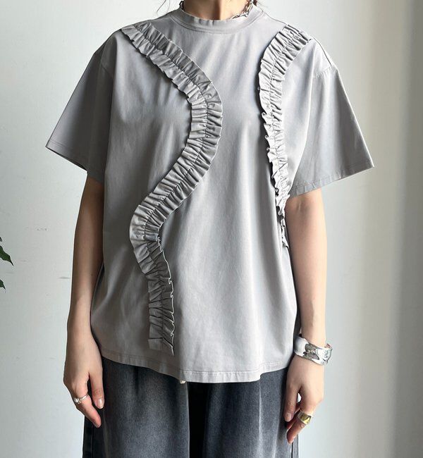  「【WEB限定】スネークフリルTEE」|Tシャツ・カットソー|