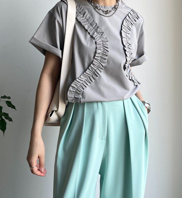  「【WEB限定】スネークフリルTEE」|Tシャツ・カットソー|