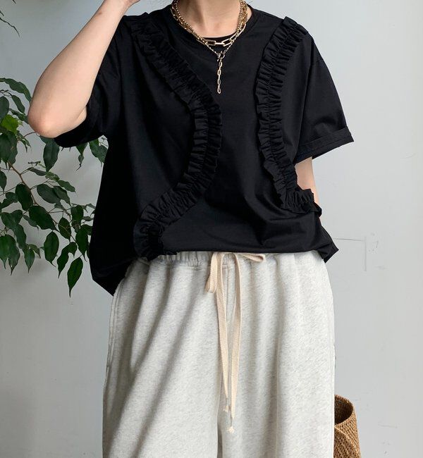  「【WEB限定】スネークフリルTEE」|Tシャツ・カットソー|