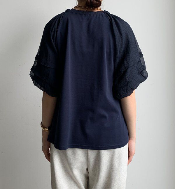  「【WEB限定】ホイップスリーブブラウス」|シャツ・ブラウス|