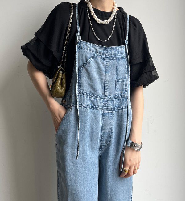  「【WEB限定】ホイップスリーブブラウス」|シャツ・ブラウス|ブラック