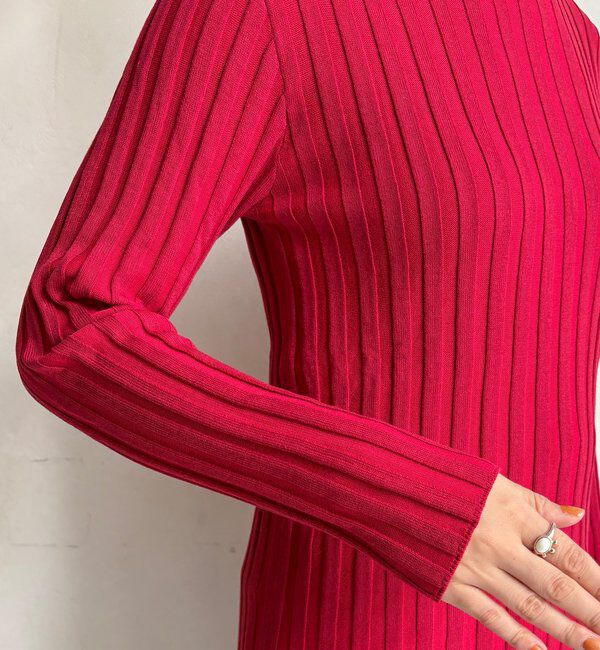  「【WEB限定】ワイドリブボートネックプルオーバー」|ニット・セーター|