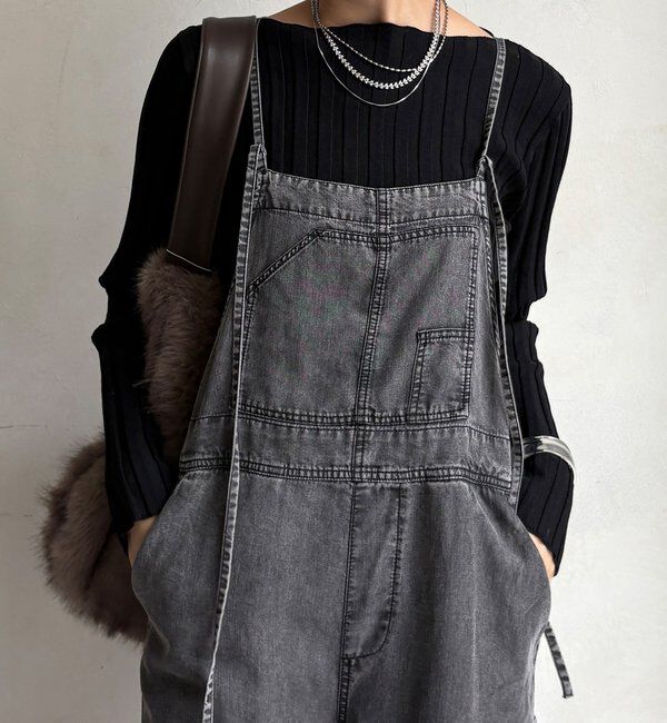  「【WEB限定】ワイドリブボートネックプルオーバー」|ニット・セーター|