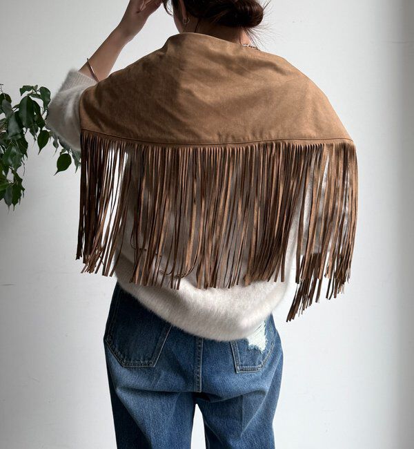  「フリンジストール」|マフラー|