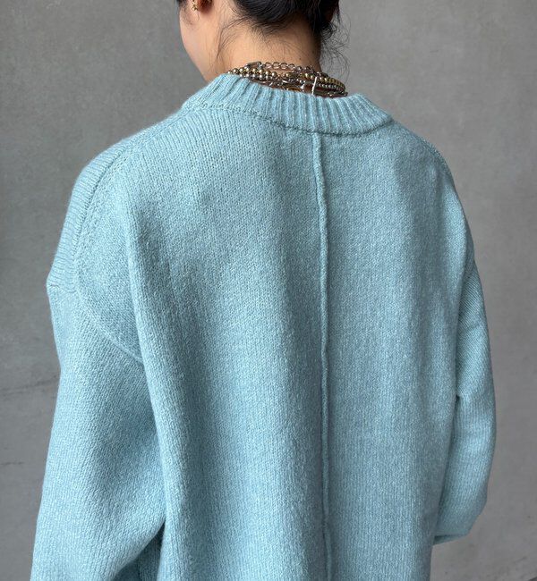 「【WEB限定】ワイドシルエットクルーネックプルオーバー」|ニット・セーター|