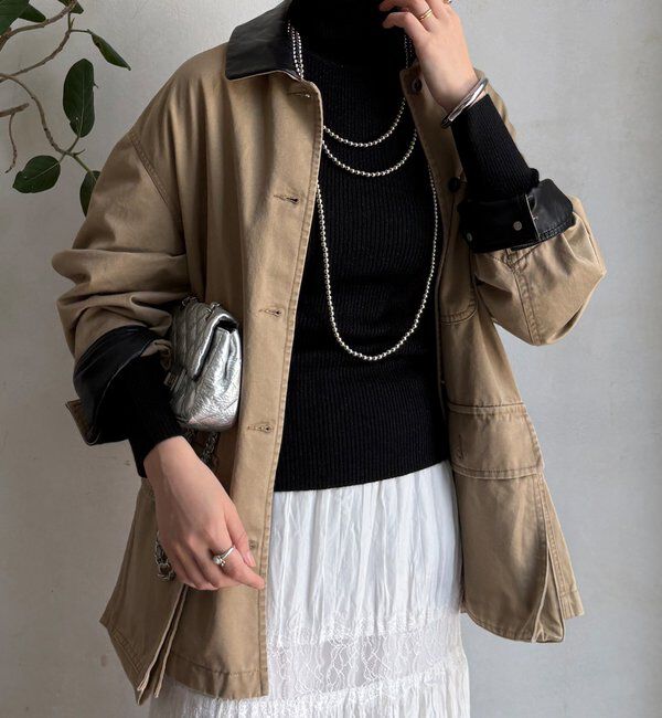  「【WEB限定】ラメタートルネックプルオーバー」|ニット・セーター|ブラック