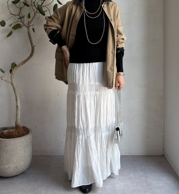  「【WEB限定】ラメタートルネックプルオーバー」|ニット・セーター|