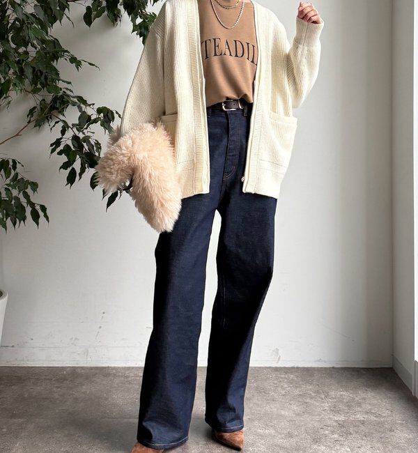  「ジップニットカーディガン」|カーディガン|