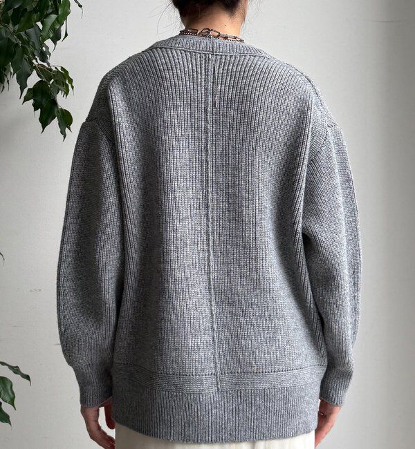  「ジップニットカーディガン」|カーディガン|