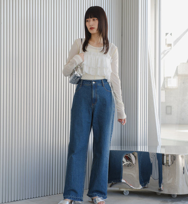  「レースフリルビスチェ」|シャツ・ブラウス|