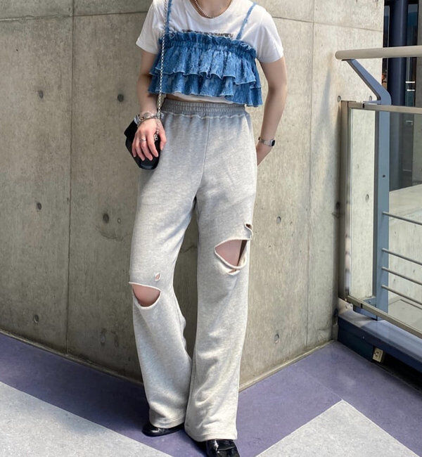  「レースフリルビスチェ」|シャツ・ブラウス|