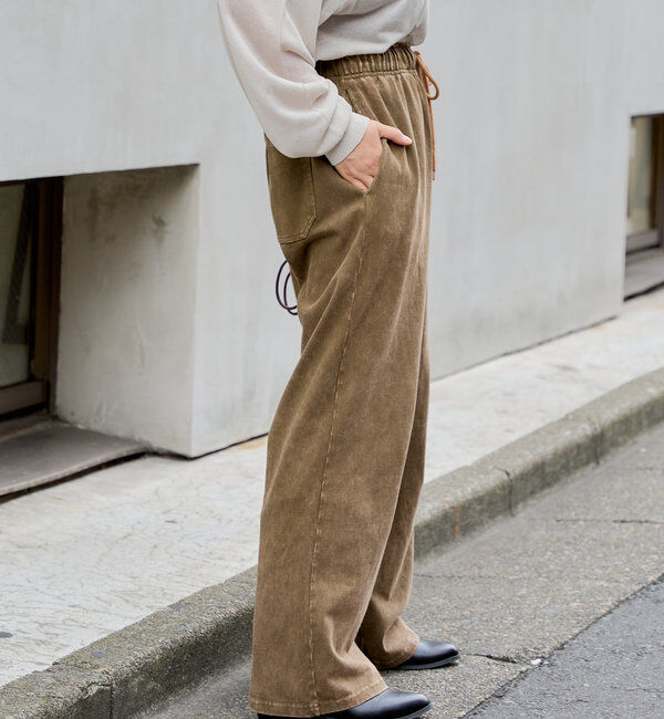  「【WHIMSIC/SETUP対応】アシッドウォッシュドカットーソーパンツ」|チノ|