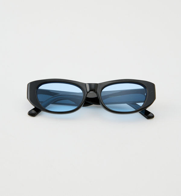  「*【WHIMSIC/丸顔/三角顔/四角顔】オーバルフォックスサングラス」|ピアス|