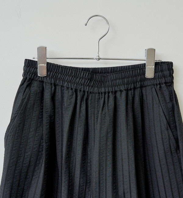  「【WHIMSIC/SET対応】シアサッカーストライプルーズフィットイージーパンツ」|チノ|