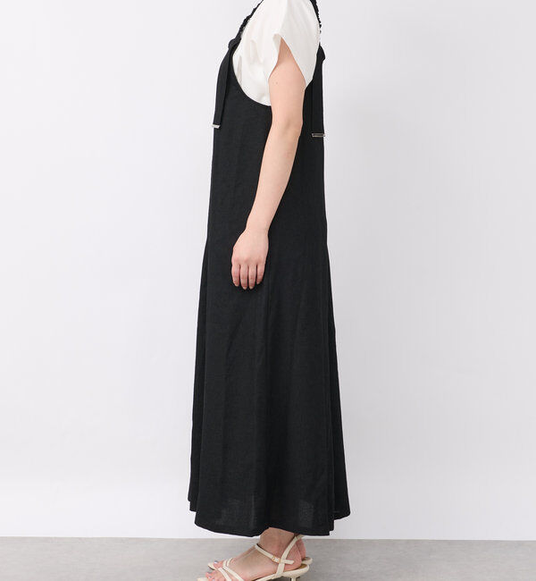  「《お腹周りカバー◎》シャーリングキャミワンピース」|その他|