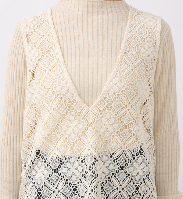  「レイヤードレースワンピース」|その他|