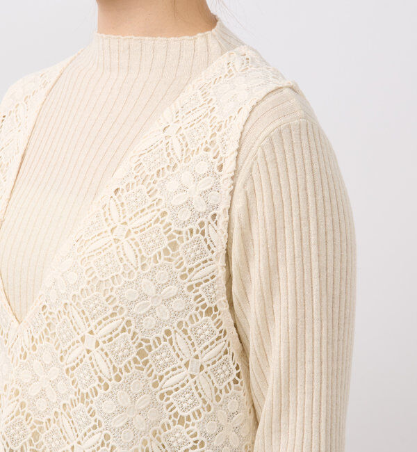  「レイヤードレースワンピース」|その他|