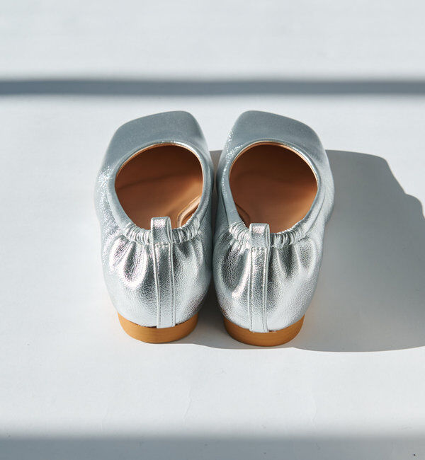  「晴雨兼用シャーリングカッターバレエパンプス」|その他|