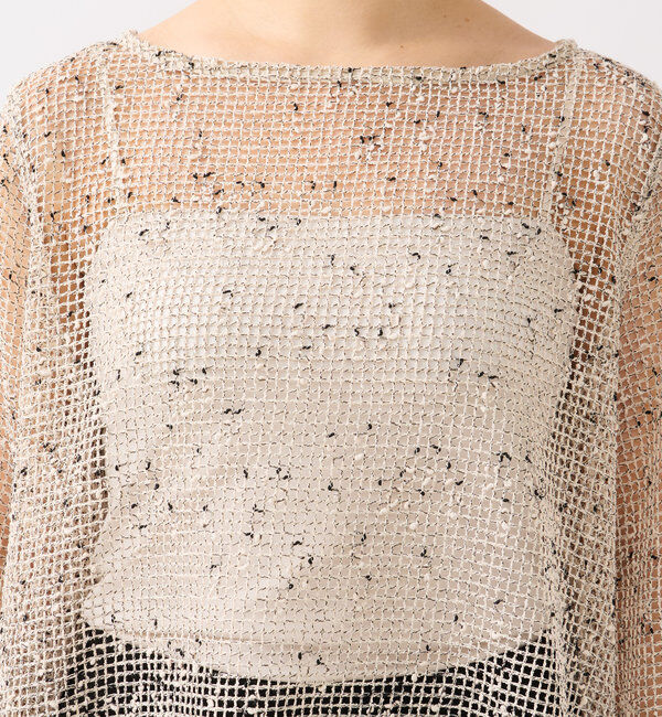  「メッシュニットプルオーバー」|ニット・セーター|