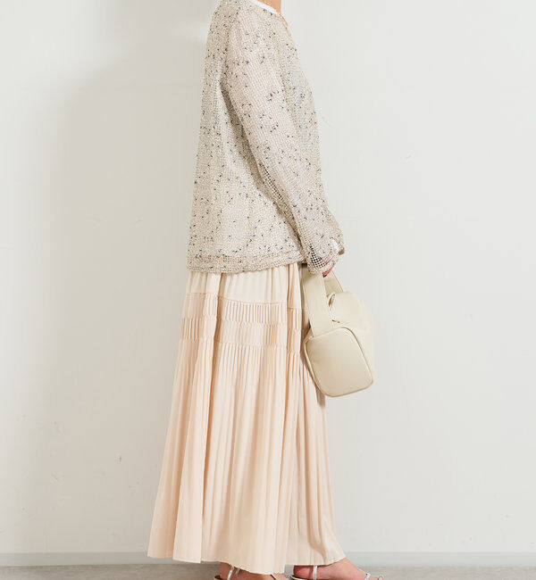  「メッシュニットプルオーバー」|ニット・セーター|