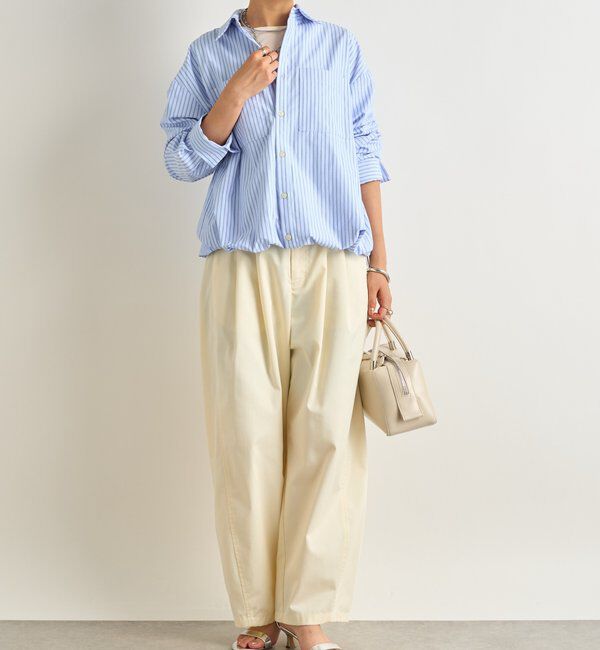  「《丁度良い抜け感◎》シアークルーネックプルオーバー」|Tシャツ・カットソー|