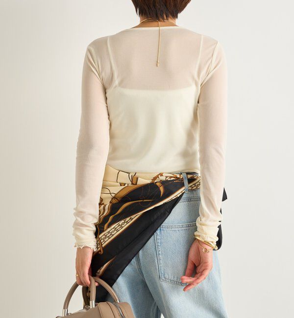  「《丁度良い抜け感◎》シアークルーネックプルオーバー」|Tシャツ・カットソー|