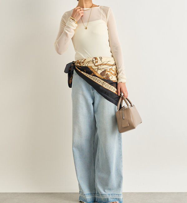  「《丁度良い抜け感◎》シアークルーネックプルオーバー」|Tシャツ・カットソー|