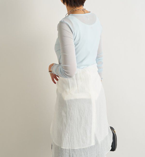  「《丁度良い抜け感◎》シアークルーネックプルオーバー」|Tシャツ・カットソー|