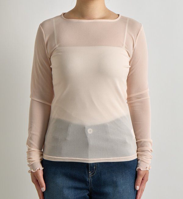  「《丁度良い抜け感◎》シアークルーネックプルオーバー」|Tシャツ・カットソー|