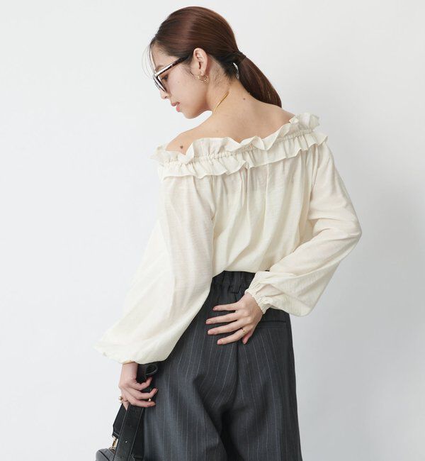  「《大人可愛い◎》ヴィンテージフリルブラウス」|シャツ・ブラウス|