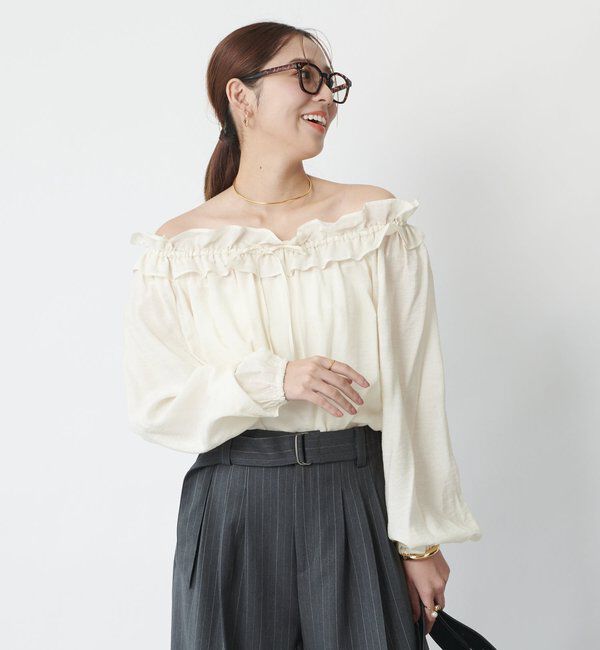  「《大人可愛い◎》ヴィンテージフリルブラウス」|シャツ・ブラウス|