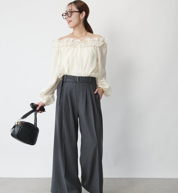  「《大人可愛い◎》ヴィンテージフリルブラウス」|シャツ・ブラウス|