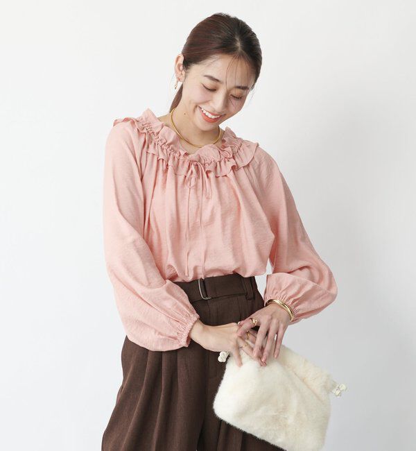  「《大人可愛い◎》ヴィンテージフリルブラウス」|シャツ・ブラウス|