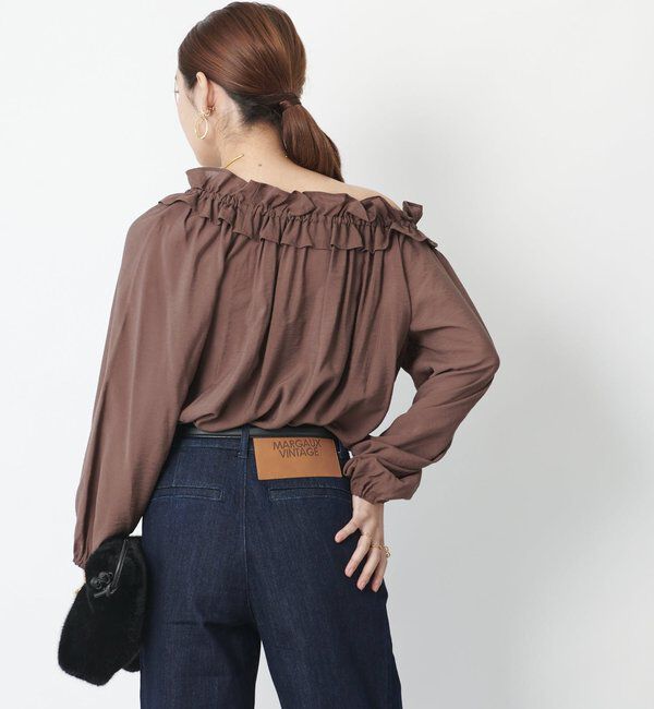  「《大人可愛い◎》ヴィンテージフリルブラウス」|シャツ・ブラウス|