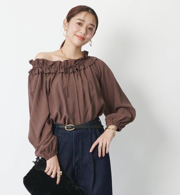  「《大人可愛い◎》ヴィンテージフリルブラウス」|シャツ・ブラウス|
