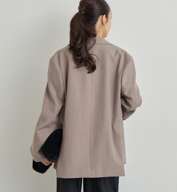  「《ワンランク上の着こなしに◎》ウールライクシングルジャケット」|その他|