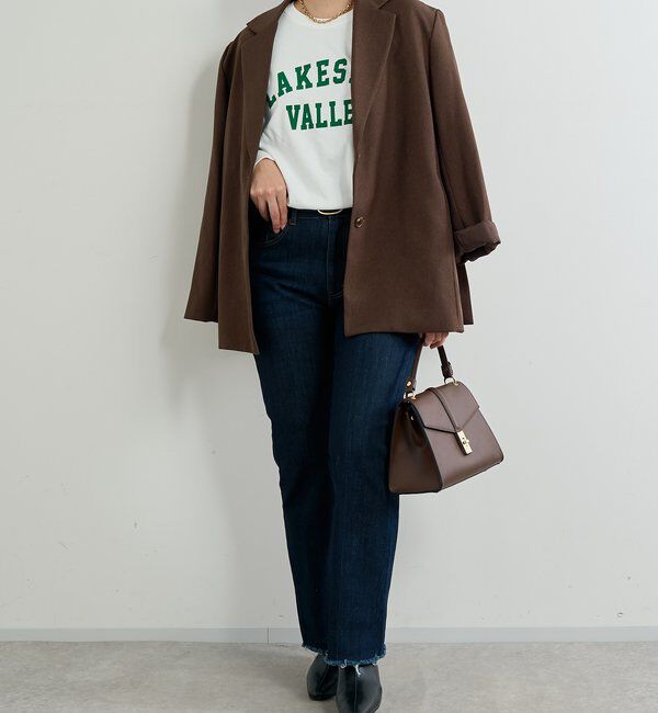  「《ワンランク上の着こなしに◎》ウールライクシングルジャケット」|その他|