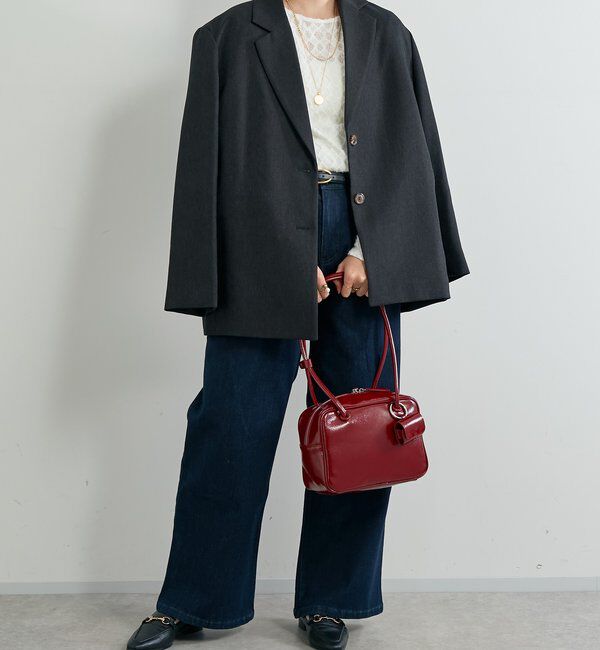  「《ワンランク上の着こなしに◎》ウールライクシングルジャケット」|その他|