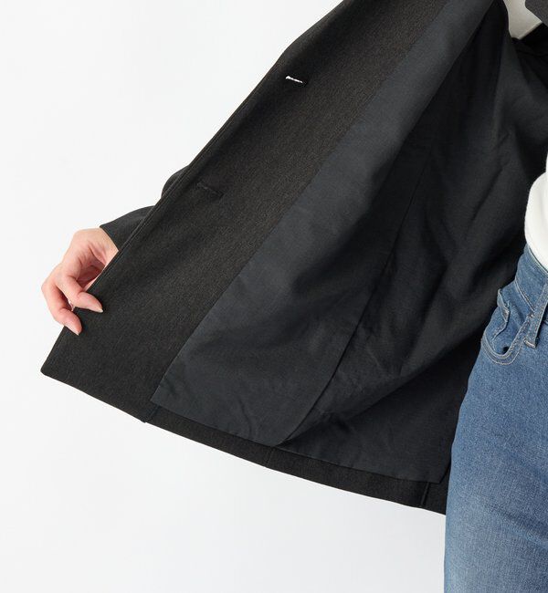  「《ワンランク上の着こなしに◎》ウールライクシングルジャケット」|その他|