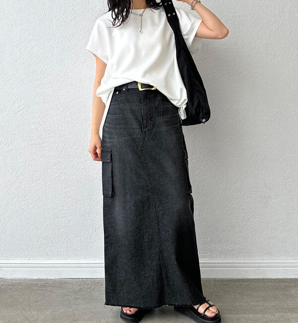  「【やわらかな着心地】ハーフスリーブダンボールプルオーバー」|Tシャツ・カットソー|